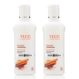 VLCC Set of 2 Sandal Cleansing Milk For Gentle Makeup Remover - 100ml each-12