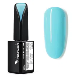 VENALISA Blue French Gel Camouflage Nail Color UV Gel Varnish Soak Off Nail Polish-image-0