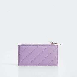 MANGO Women Lilac Solid Card Holder-image-96