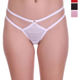 SELFCARE Pack Of 4 Seamless Thongs Briefs-picture-27