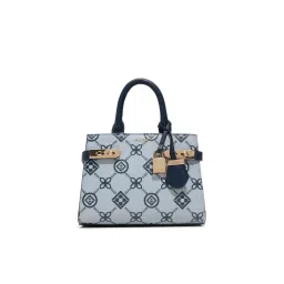 Aldo Lisbon Blue Womens Satchel Bag with Detachable Strap-picture-16