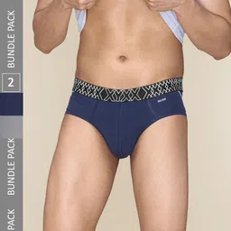 XYXX Men Pack Of 2 Anti Bacterial Basic Briefs XYBRF2PCKN641-image-85