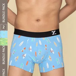 XYXX Pack Of 2 Printed Pure Cotton Trunks XYTRNK2PCKN647-picture-56