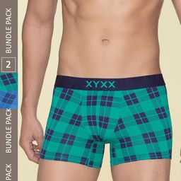 XYXX Men Pack Of 2 Checked Trunks XYTRNK2PCKN712-image-15