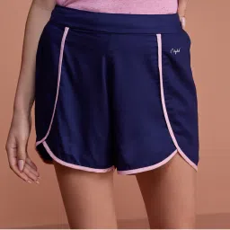 Nykd by Nykaa Sleep In Step Out Shorts - Nys135 - Midnight Blue-picture-1
