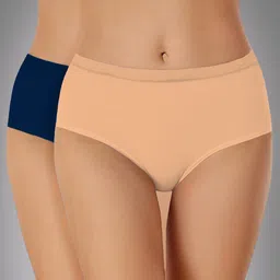 Heelium Pack Of 2 Odour-Free Hipster Briefs P2-W-Brief-BGENB-S-image-61