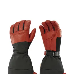 WEDZE By Decathlon Black & Red Colorblocked Gloves-image-71