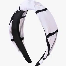 BuckleUp Women Striped Fabric Hairband-image-17