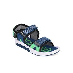 Campus Unisex Kids Navy Blue & Green Comfort Sandals-image-66