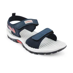 Campus Men Navy Blue & Red Color Blocked Sports Sandals-image-77