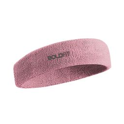 BOLDFIT Pink Solid Non-Slip Headband-image-42
