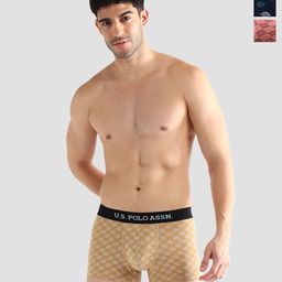 U.S. Polo Assn. Pack Of 3 Printed Mid-Rise Short TrunksOET14-NFP-P3-image-13