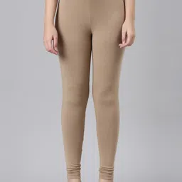 SANADO Mid-Rise Ankle-Length Cotton Leggings-image-126