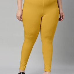 SANADO Plus Size Ankle Length Cotton Leggings-34