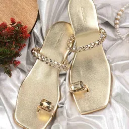 CLOG LONDON Braided One Toe Block Heels-38