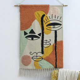 Art Avenue Brown & White Printed Cotton Wall Hanging-image-15