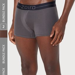 Zoiro Men Pack Of 2 Outer Elastic Soft Feel Trunks-picture-29