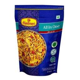 Haldiram's Nagpur All-in-One (Pack of 2-400g Each) with Orange Squash (750 ml) and Lemon Squash (750 ml) image 2
