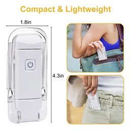 One94Store Book Lamp for Students, USB Rechargeable LED Study Light, 3 Brightness & Color Modes, Clip-On, Portable & Eye-Friendly (White) image 5