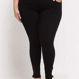 TAG 7 PLUS Women Plus Size Ankle-Length Cotton Leggings-image-13