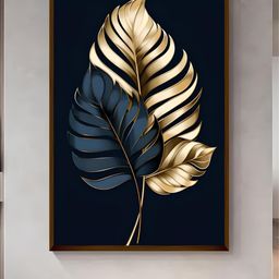 The Art House Blue Abstract Painting Wall Art-image-5