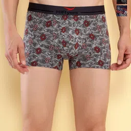 HiFlyers Pack Of 3 Printed Breathability Trunks HF502_PO3_BGN_S-8