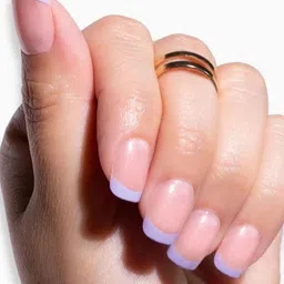Sanfe 24-Pcs Trendi Tips Instant Stick On Nails - Pink French-12