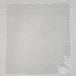 DESIGN GAATHA Beige 6 Pieces Embroidery Pure Linen Table Napkins image 5
