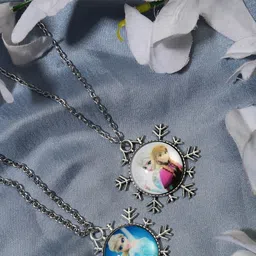 EL REGALO Girls Silver-Plated Necklace-image-55