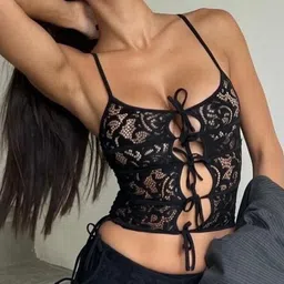 StyleCast x Revolte Net Top image 1