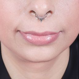FIROZA Oxidised Septum Nose Ring image 5