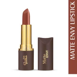 GLAM21 Matte Envy Long Lasting Lipstick - 3.5g - Nelly Nude 18-19