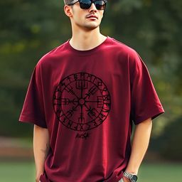 THE BEETEL HOUSE Men Graphic Printed Drop-Shoulder Sleeves Oversized T-shirt-picture-35