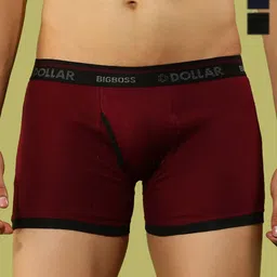Dollar Bigboss Men Pack of 3 Combed Cotton Trunk MBTR-311-CONRIB-PO3-CO1-picture-57