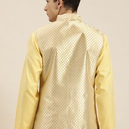 Sojanya Men Printed Nehru Jacket image 2