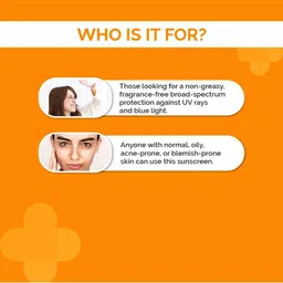 The Derma co. 1% Hyaluronic Sunscreen Aqua Ultra Light Gel With UVA & B Protection - 50g image 2