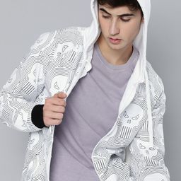 Kook N Keech Marvel Men White Cotton Printed Hooded Sweatshirt-image-66