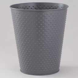 Indecrafts Grey Brass Trash Can 3.5 Litre Wastebasket Dustbin For Home | Office | Bathroom-29