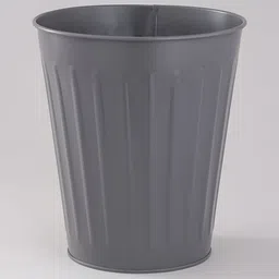 Indecrafts Grey Brass Trash Can 3.5 Litre Wastebasket Dustbin For Home | Office | Bathroom-54