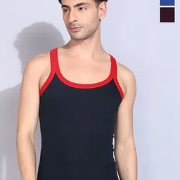 Dollar Bigboss Men Pack Of 3 Gym Innerwear Vests MBB-08-PO3-CO2-S25-image-29