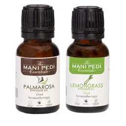 The Mani Pedi Essentials Set Of 2 Palmarosa & Lemongrass Aroma Oil Diffusers 15ml-5