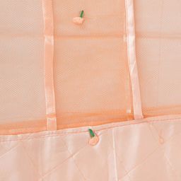 atorakushon Set of 6 Peach Self Design Reusable Hanging Saree Covers image 4