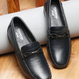 Teakwood Leathers Men Formal Leather Loafers-image-95