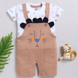 toonyport Graphic Print Dungaree image 1