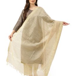 deckedup Textured Dupatta with Tassels image 1