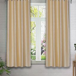 cortina eyelet curtain Set of 2 Window Curtains image 1