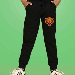 nusyl Boys Graphic Print Joggers with Elasticated Drawstring Waist image 1