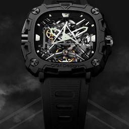 ciga design X051-BB01-W5B Men Square Shaped Analogue Watch image 1