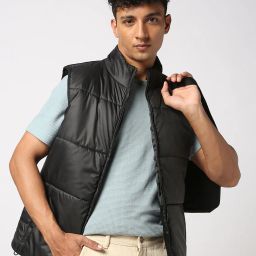 yousta Men Regular Fit Gillet with Insert Pockets image 1