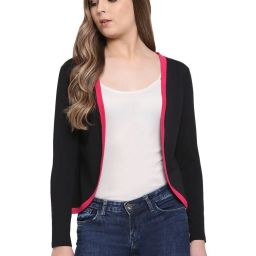 rivi Solid Open-Front Shrug image 1